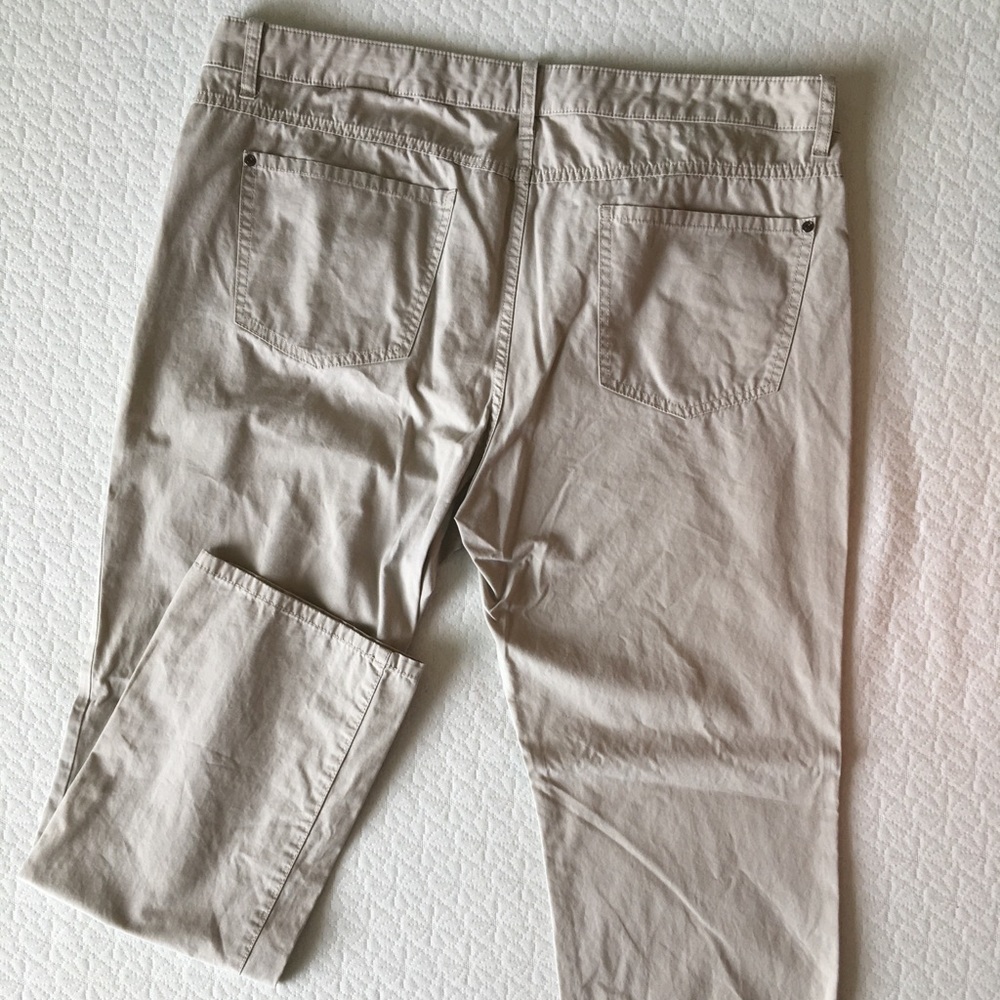 Tan colored jeans
